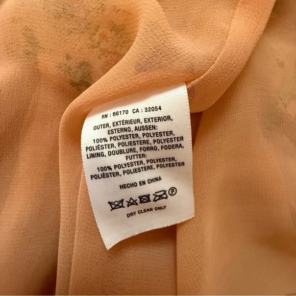 Anthropologie Senna Dress Sz 4 Ruffled Lightweight Floral By Sachin & Babi - Picture 8 of 11